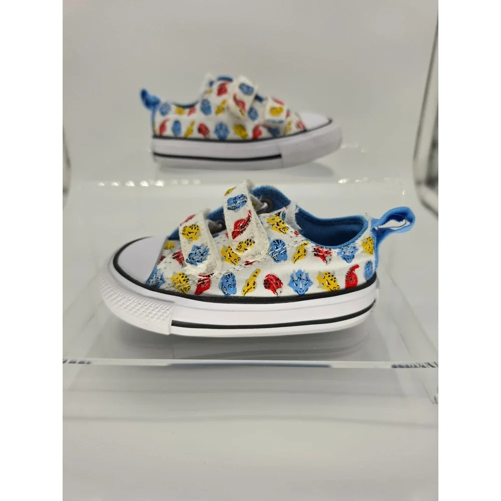 Converse Chuck Taylor All Star 2V Infant Dino Daze Print Sneakers KidcoreSize 4